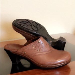 EUROstep Leather Clog Sz 5.5 womens